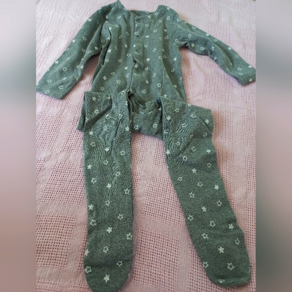 Marks & Spencer, 3pk multi coloured, cotton long sleeved sleepsuits, 2-3 years - Picture 16 of 16